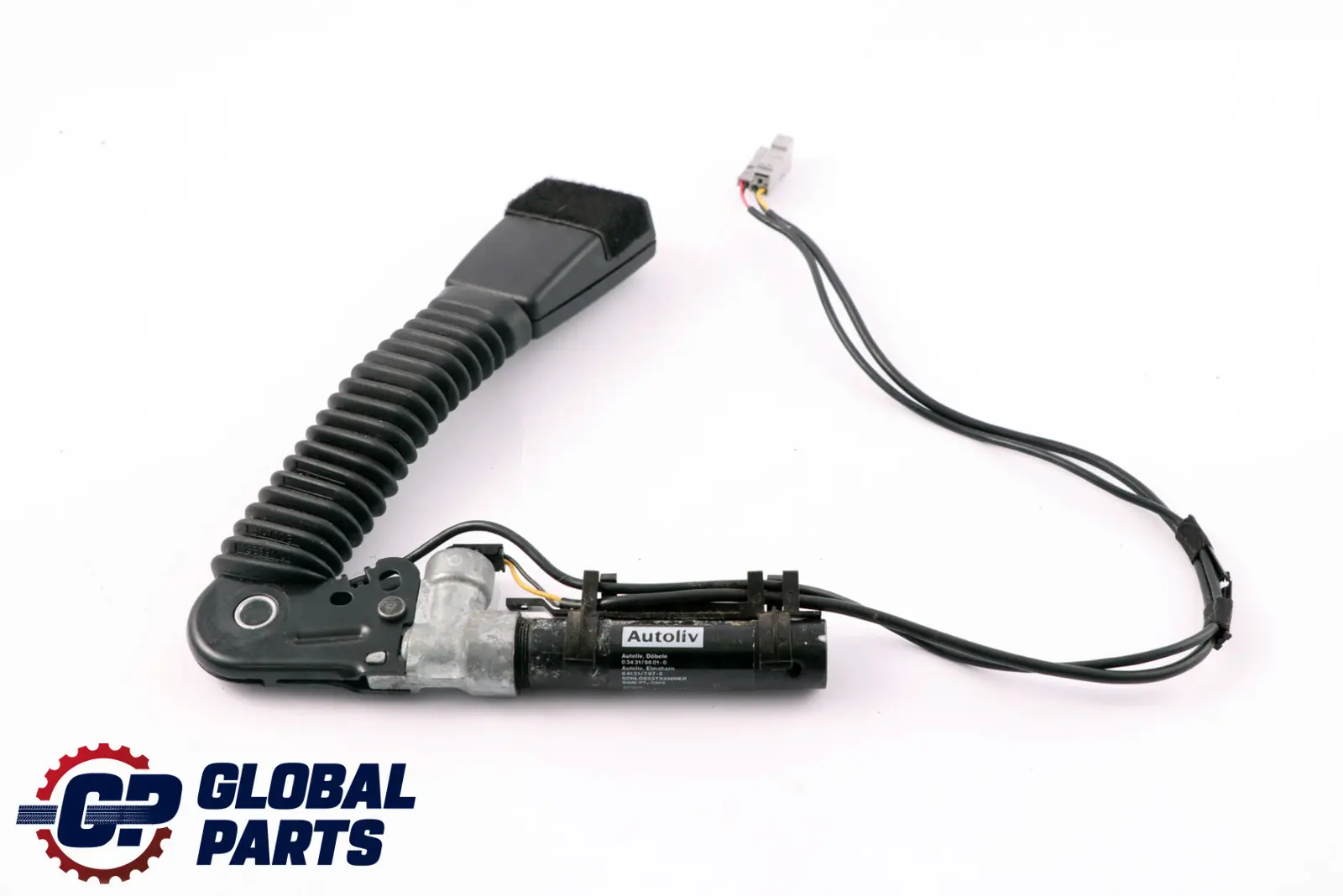 BMW E93 Convertible Lower Belt With Left Seat Belt Tensioner N/S 9117647