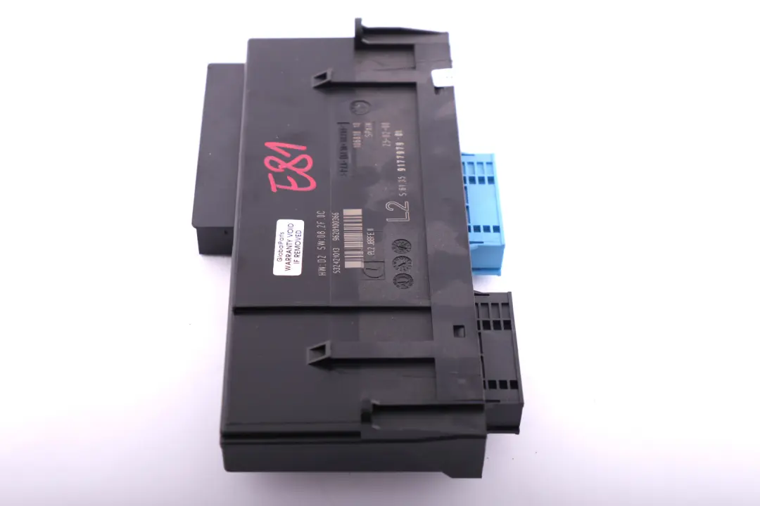 BMW 1er E81 Karosseriesteuergerät ECU L2 PL2 JBBFE II Anschlussdose 6135 - SKU 9177979 - Teilenummer 9177979