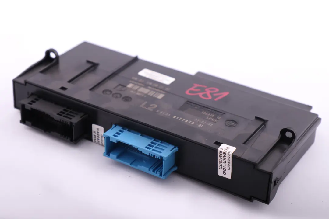 BMW 1er E81 Karosseriesteuergerät ECU L2 PL2 JBBFE II Anschlussdose 6135 - SKU 9177979 - Teilenummer 9177979