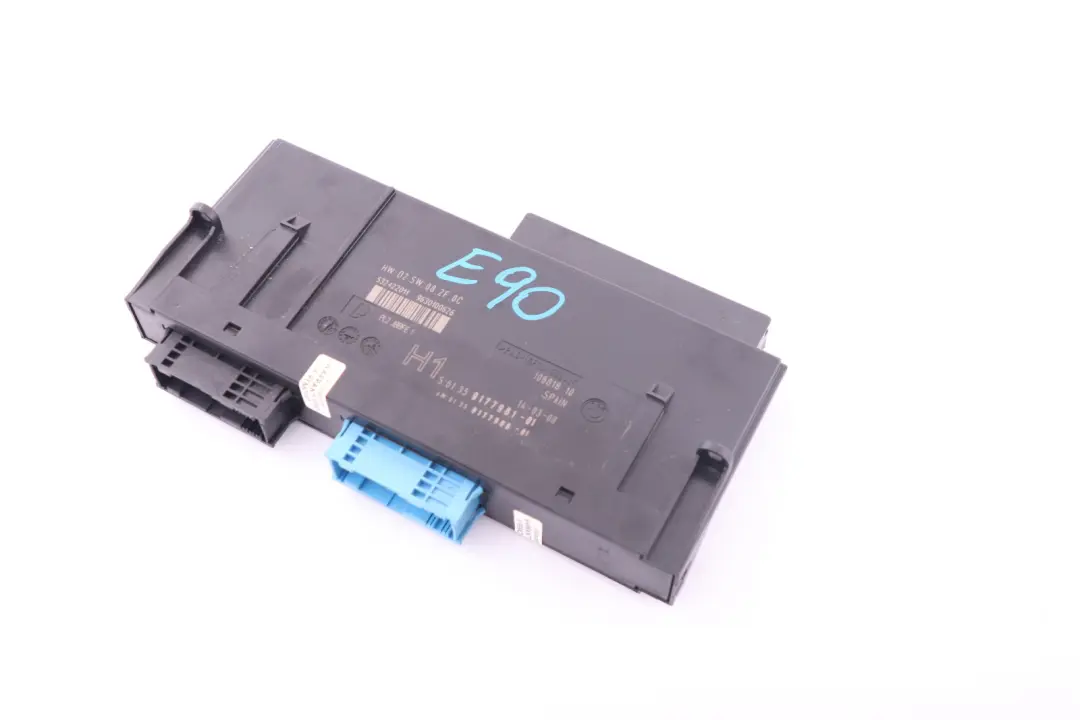 Module De Commande De Carrosserie ECU H1 PL2 JBBFE2 pour BMW E90 à propos du numéro de pièce 9177981 BMW E90 Module De Commande De Carrosserie ECU H1 PL2 JBBFE2 - SKU 9177981 - Numéro de pièce 9177981