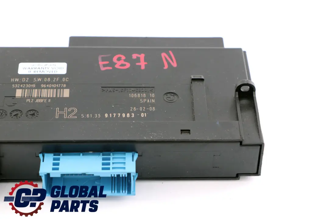 BMW E87 LCI Boîtier De Jonction Pour Module De Commande Carrosserie H2 - SKU 9177983 - Numéro de pièce 61359177983