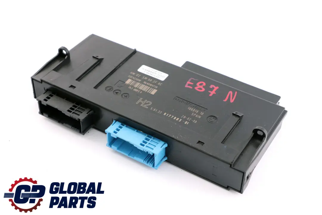 BMW E87 LCI Boîtier De Jonction Pour Module De Commande Carrosserie H2 - SKU 9177983 - Numéro de pièce 61359177983