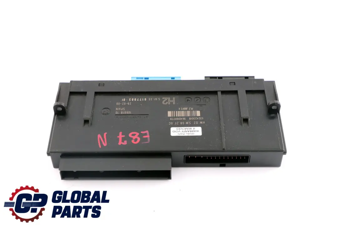 BMW E87 LCI Boîtier De Jonction Pour Module De Commande Carrosserie H2 - SKU 9177983 - Numéro de pièce 61359177983