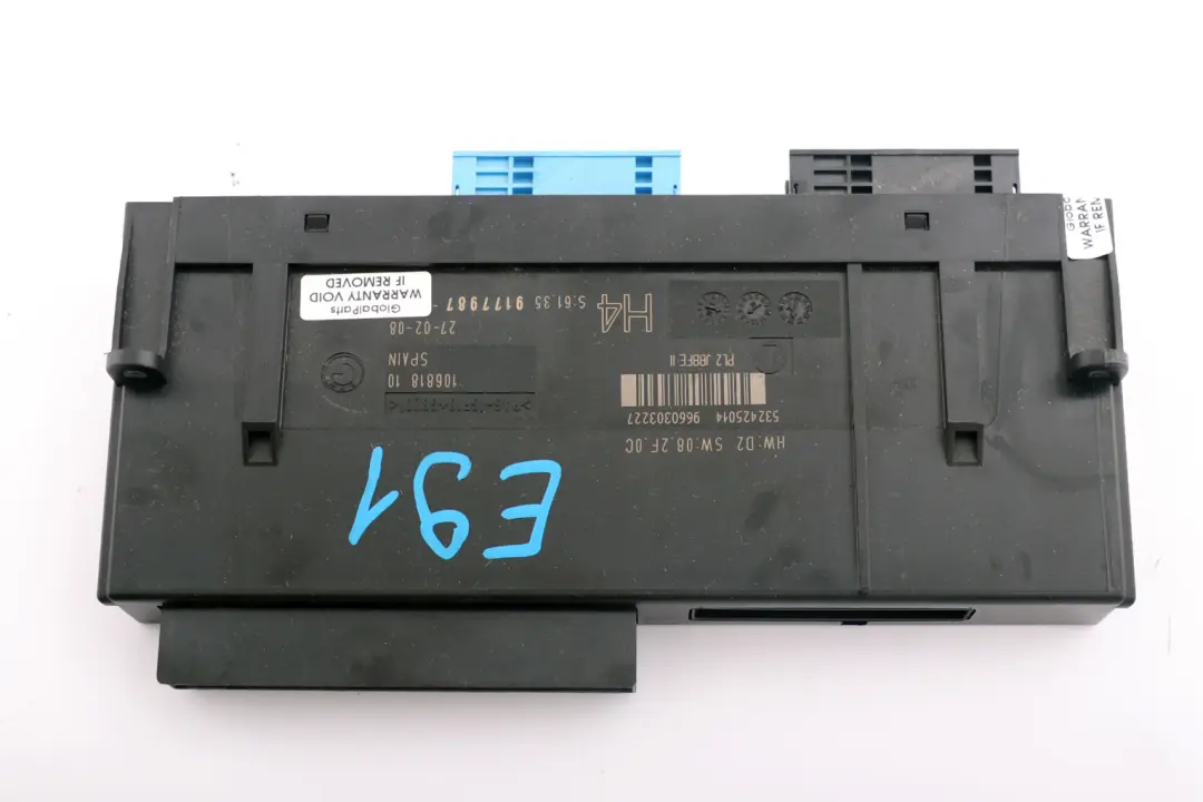 ECU Modulo De Control del Cuerpo H4 Caja Electronica 6135 para BMW E91 con número de pieza 9177987 BMW E91 ECU Modulo De Control del Cuerpo H4 Caja Electronica 6135 - SKU 9177987 - Número de pieza 9177987