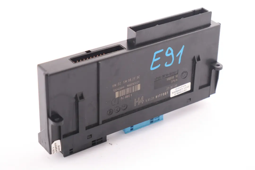 Moduł Sterownik Komfortu ECU H4 do BMW E91 o numerze 9177987 BMW E91 Moduł Sterownik Komfortu ECU H4 - SKU 9177987 - Numer Części 9177987