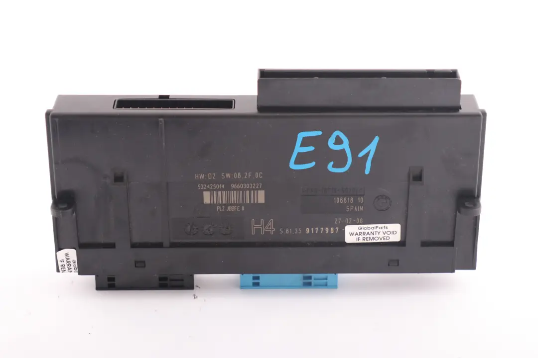 ECU Ecu Karosserie Modul H4 Steuergerät 6135 für BMW E91 mit Teilenummer 9177987 BMW E91 ECU Ecu Karosserie Modul H4 Steuergerät 6135 - SKU 9177987 - Teilenummer 9177987