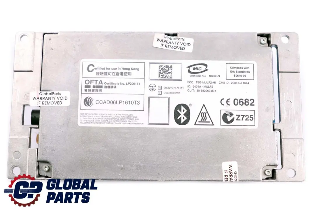 Hands Free Bluetooth Module High MULF2 to BMW 1 3 5 Series E87 LCI E90 E60 with Part number 9183373 BMW 1 3 5 Series E87 LCI E90 E60 Hands Free Bluetooth Module High MULF2 - SKU 9178898 - Part number 9183373