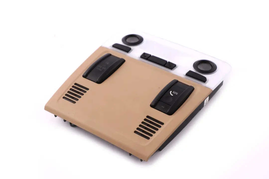 Interruptor techo luz control Beige para BMW X1 3 E84 E90 E91 E92 LCI con número de pieza 9225502 BMW X1 3 E84 E90 E91 E92 LCI Interruptor techo luz control Beige - SKU 9180028 - Número de pieza 9225502