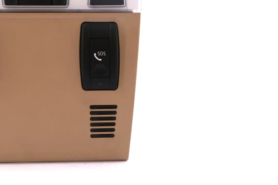 Interruptor techo luz control Beige para BMW X1 3 E84 E90 E91 E92 LCI con número de pieza 9225502 BMW X1 3 E84 E90 E91 E92 LCI Interruptor techo luz control Beige - SKU 9180028 - Número de pieza 9225502