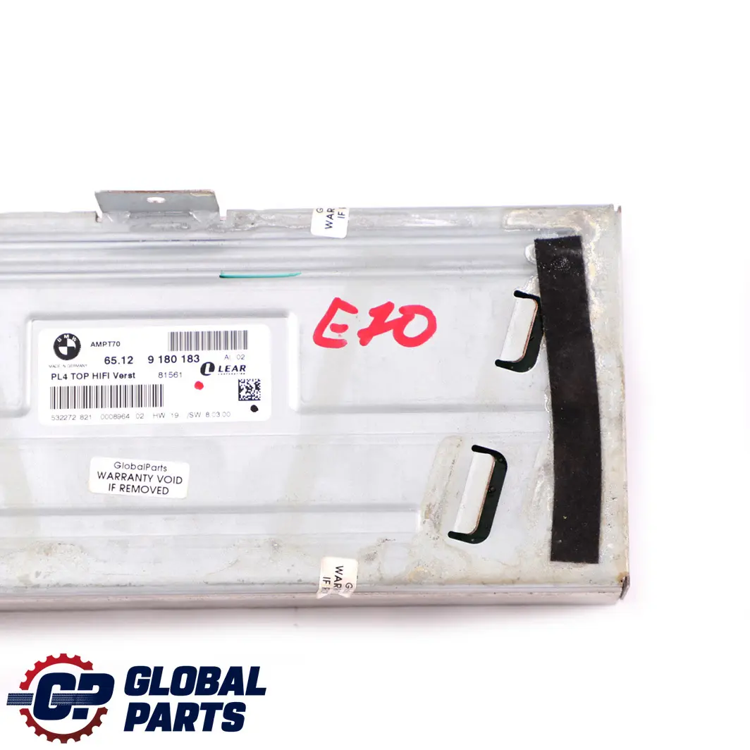 BMW X5 Series E70 Individual Audio System Amplifier TOP-HIFI PL4 Lear - SKU 9180183 - Part number 9180183