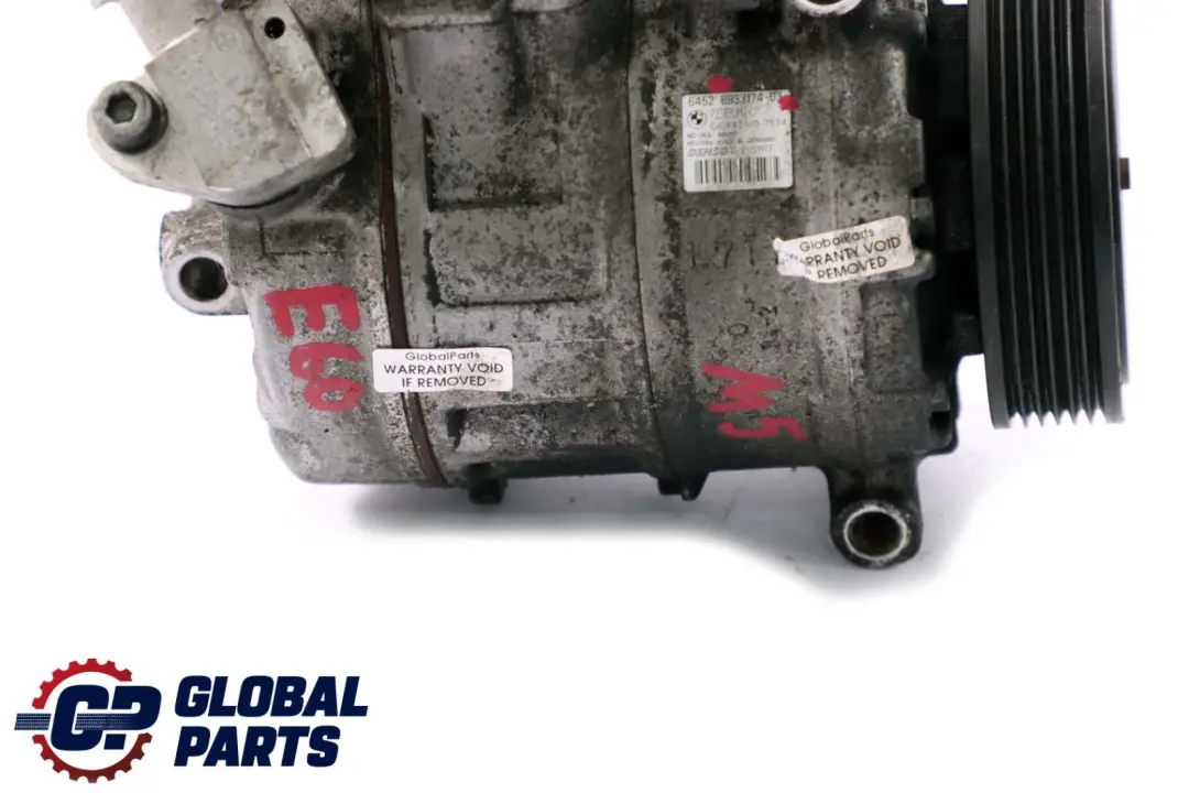 Klimakompressor A/C für BMW 5 6 Series E60 M5 E63 M5 mit Teilenummer 6933174 BMW 5 6 Series E60 M5 E63 M5 Klimakompressor A/C - SKU 9180550 - Teilenummer 6933174