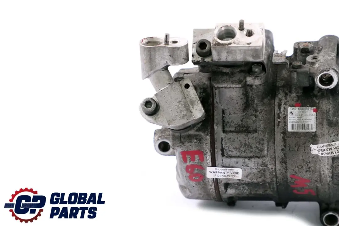 Conditioning A/C Compressor Pump to BMW 5 6 Series E60 M5 E63 M5 Air with Part number 6933174 BMW 5 6 Series E60 M5 E63 M5 Air Conditioning A/C Compressor Pump - SKU 9180550 - Part number 6933174