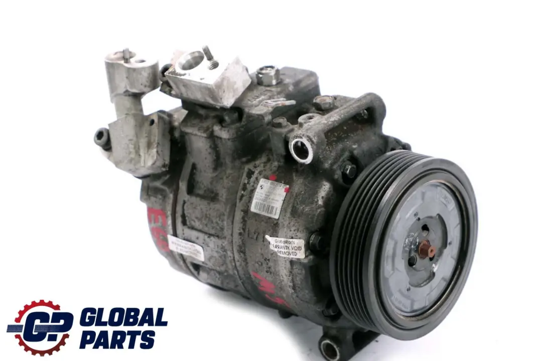 Conditioning A/C Compressor Pump to BMW 5 6 Series E60 M5 E63 M5 Air with Part number 6933174 BMW 5 6 Series E60 M5 E63 M5 Air Conditioning A/C Compressor Pump - SKU 9180550 - Part number 6933174