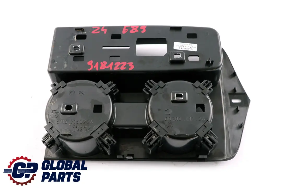 Storage Centre Console Cup Holder to BMW Z4 Series E89 Roadster Cabrio with Part number 9181223 BMW Z4 Series E89 Roadster Cabrio Storage Centre Console Cup Holder - SKU 9181223 - Part number 9181223