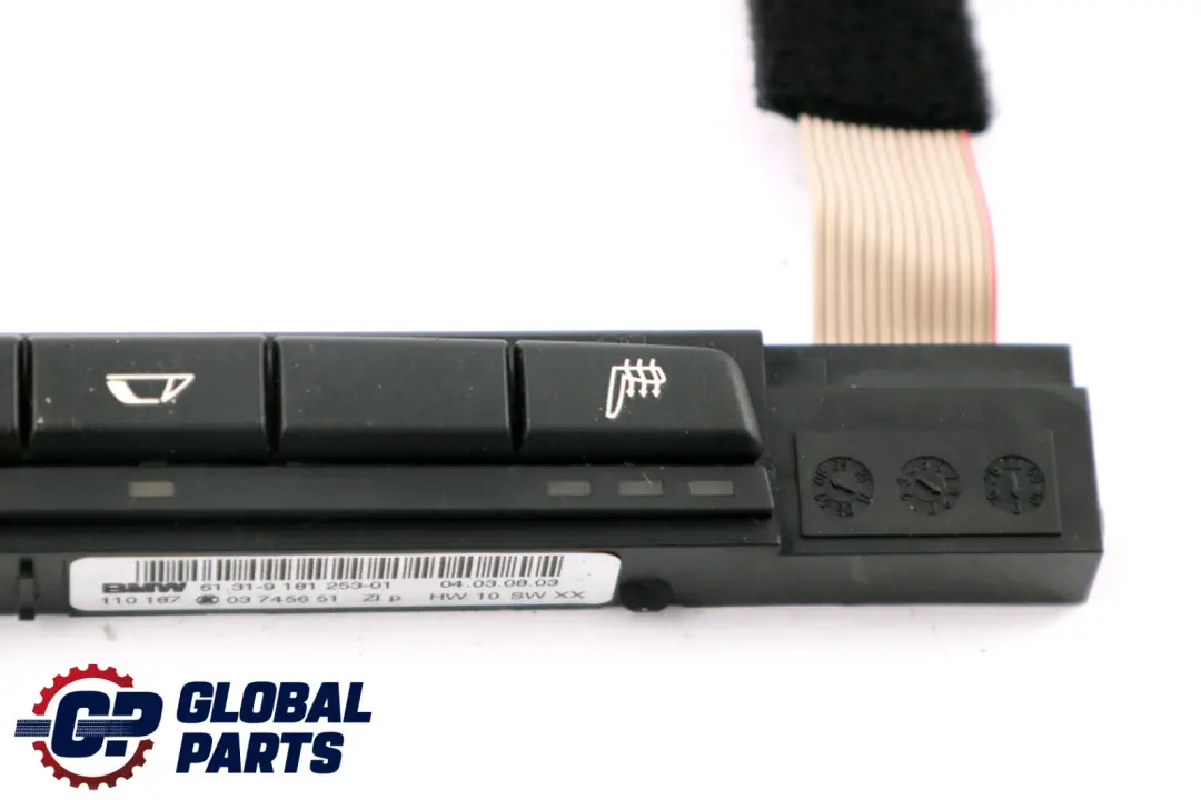 Consola Central Panel de Interruptores para BMW E88 Cabrio Convertible con número de pieza 9181253 BMW E88 Cabrio Convertible Consola Central Panel de Interruptores - SKU 9181253 - Número de pieza 9181253