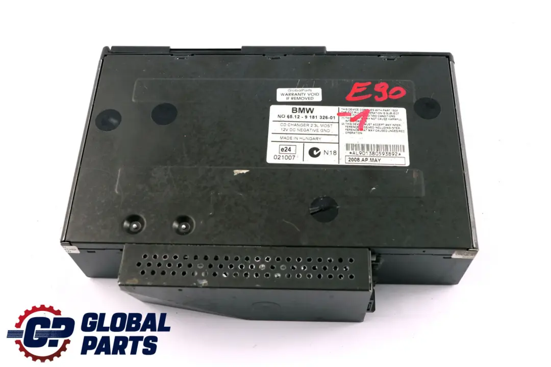 Zmieniarka CD do BMW E81 E87 E90 E91 E92 o numerze 9181326 BMW E81 E87 E90 E91 E92 Zmieniarka CD - SKU 9181326-1 - Numer Części 9181326