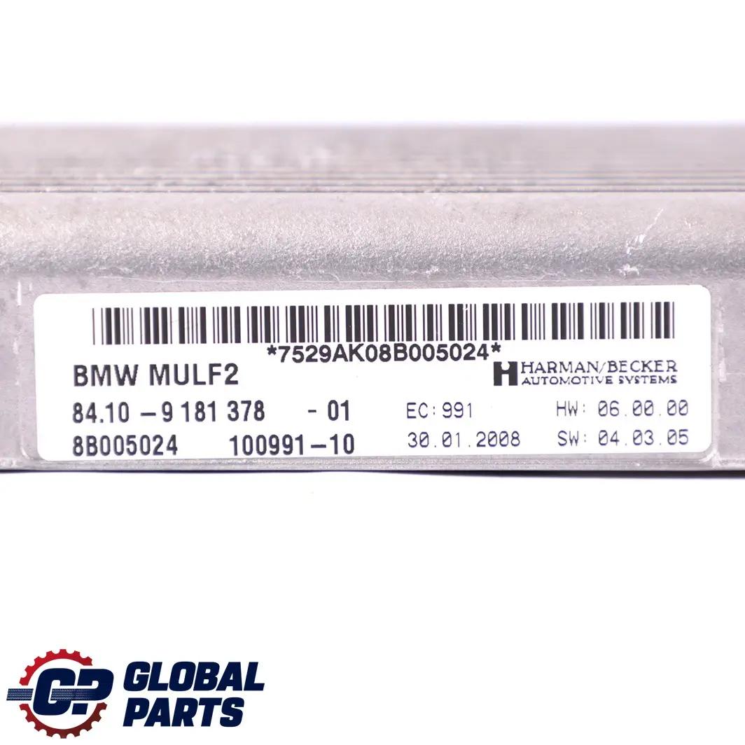 Moduł Sterownik Bluetooth MULF2 do BMW E60 E87 E90 E91 o numerze 9181378 BMW E60 E87 E90 E91 Moduł Sterownik Bluetooth MULF2 - SKU 9181378 - Numer Części 9181378