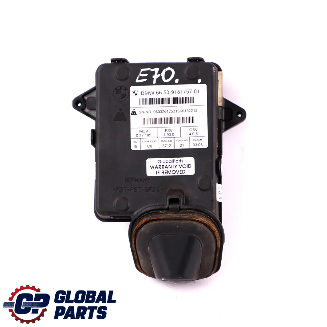 Reversing Camera Rear View to BMW X5 X6 Series E70 E71 with Part number 9181757 BMW X5 X6 Series E70 E71 Reversing Camera Rear View - SKU 9181757 - Part number 9181757