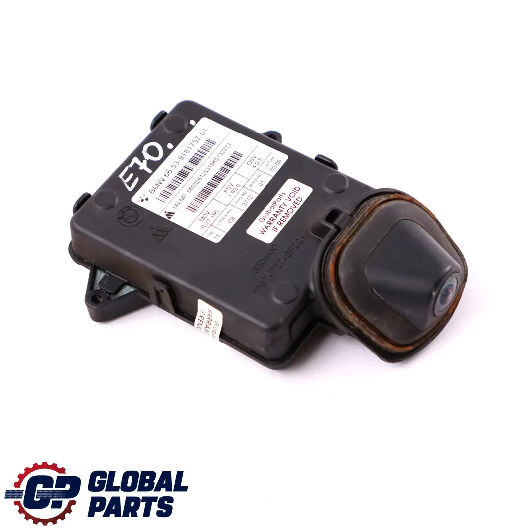 Reversing Camera Rear View to BMW X5 X6 Series E70 E71 with Part number 9181757 BMW X5 X6 Series E70 E71 Reversing Camera Rear View - SKU 9181757 - Part number 9181757