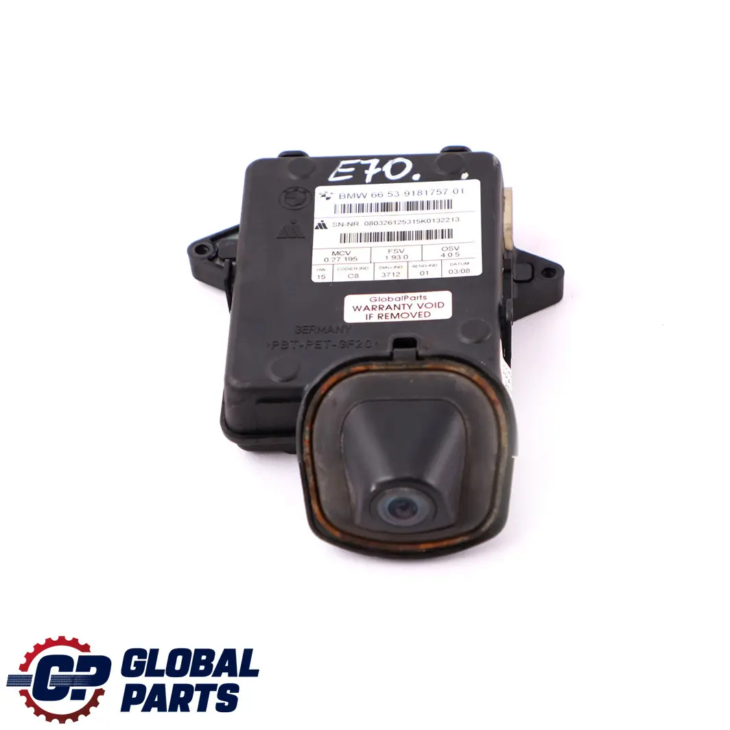 Rückfahrkamera Rückansicht für BMW X5 X6 Serie E70 E71 mit Teilenummer 9181757 BMW X5 X6 Serie E70 E71 Rückfahrkamera Rückansicht - SKU 9181757 - Teilenummer 9181757