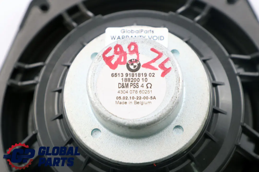 Stereo-System Loud Speaker Woofer to BMW Z4 E89 Roadster Cabrio with Part number 9181819 BMW Z4 E89 Roadster Cabrio Stereo-System Loud Speaker Woofer - SKU 9181819 - Part number 9181819