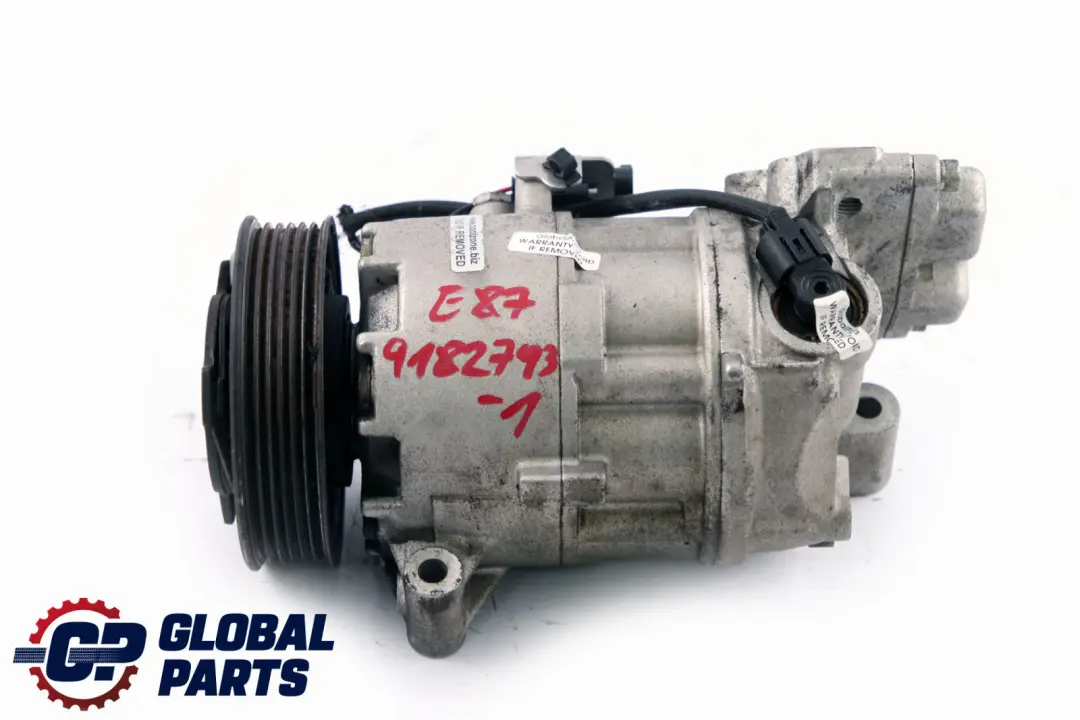 Compresor de aire acondicionado LBMW E81 E87 E90 E91 LCI A/C 9182793 para con número de pieza 6915380 Compresor de aire acondicionado LBMW E81 E87 E90 E91 LCI A/C 9182793 - SKU 9182793-1 - Número de pieza 6915380