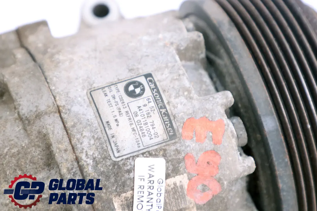BMW 1 3 Series E81 E87 E90 E91 E92 N43 Air Conditioning Con A/C Compressor Pump - SKU 9182794 - Part number 9182794