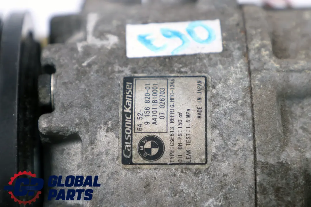 BMW E81 E87 E90 E91 E92 N43 A/C Air Avec Pompe Compresseur 9156820 - SKU 9182794 - Numéro de pièce 9182794