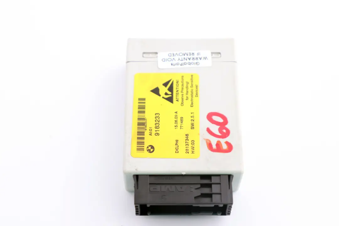 BMW 5 Series E60 E61 LCI Centre Console Switch Cluster Control Unit ECU Module - SKU 9183233 - Part number 9183233