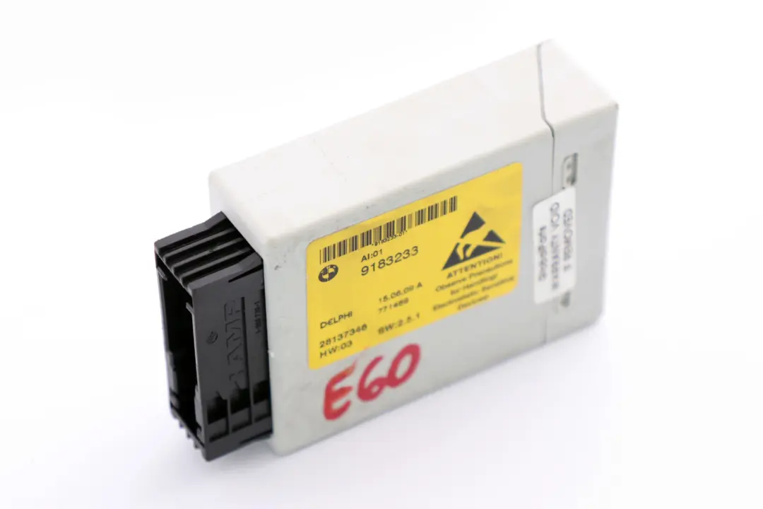 BMW 5 Series E60 E61 LCI Centre Console Switch Cluster Control Unit ECU Module - SKU 9183233 - Part number 9183233