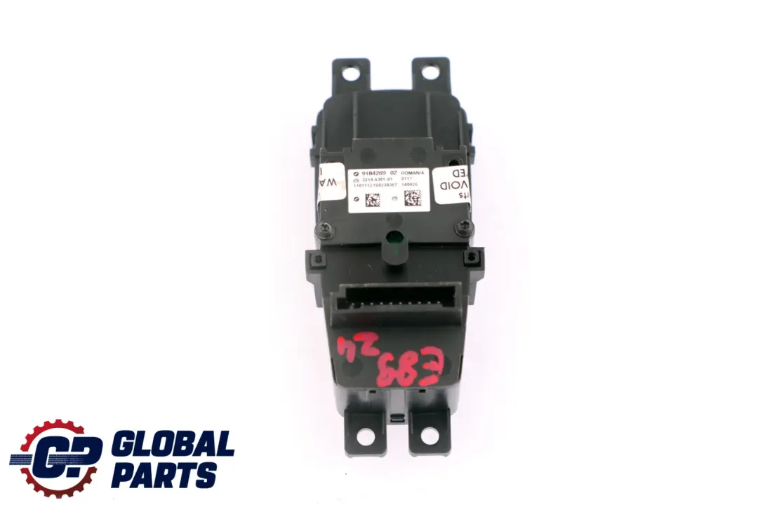BMW Z4 E89 Cabrio Switch Parking Electric Brake Handbrake Button - SKU 9184269 - Part number 9184269