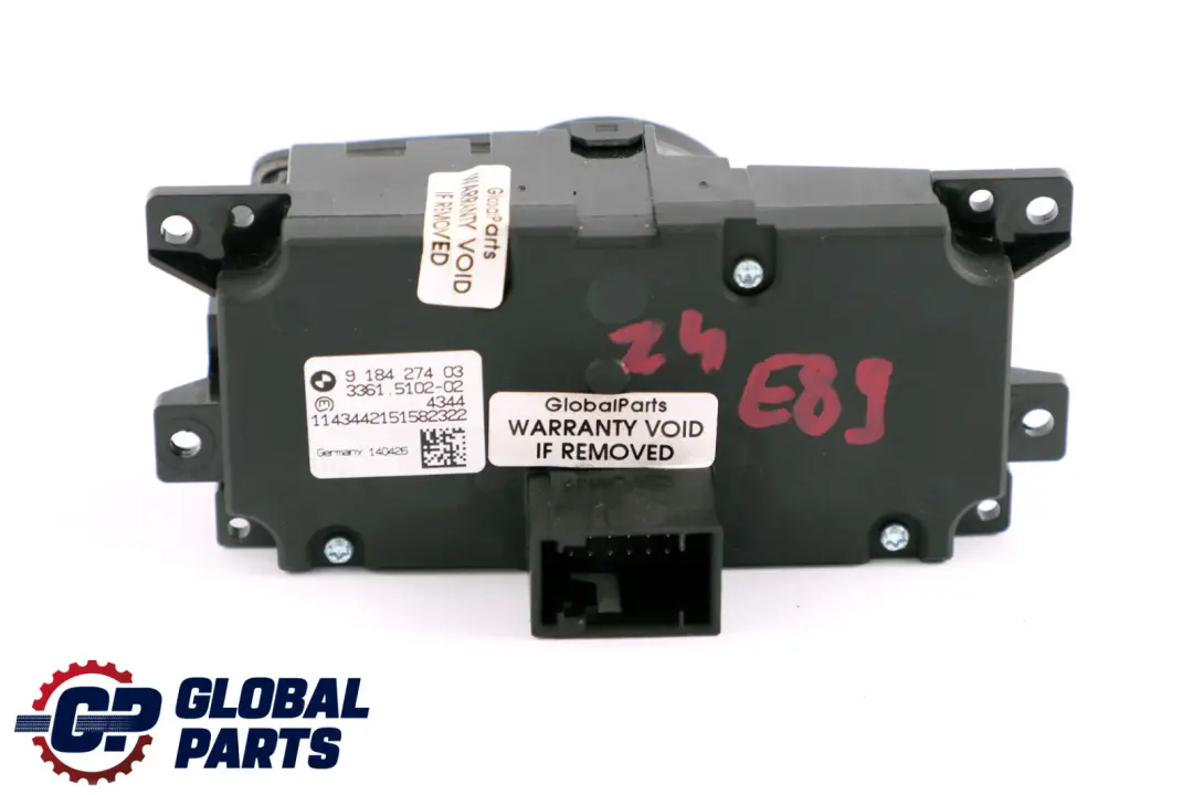 BMW Z4 E89 Roadster Scheinwerfer Bedienelement Lichtschalterknopf - SKU 9184274 - Teilenummer 9184274