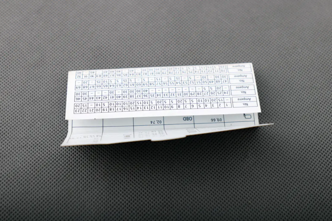 BMW Z4 Series E89 Map Fuse Card Grouping Fuce Location - SKU 9184558 - Part number 9184558