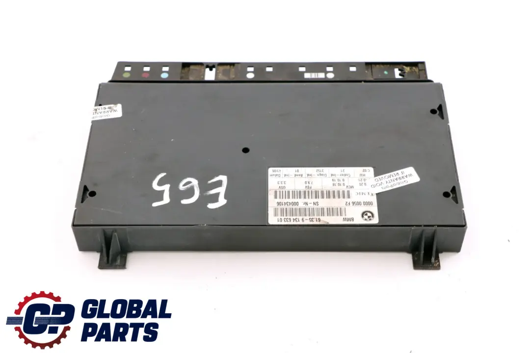 BMW 7 Series E65 E66 Seat Control Module - SKU 9184560 - Part number 9134633