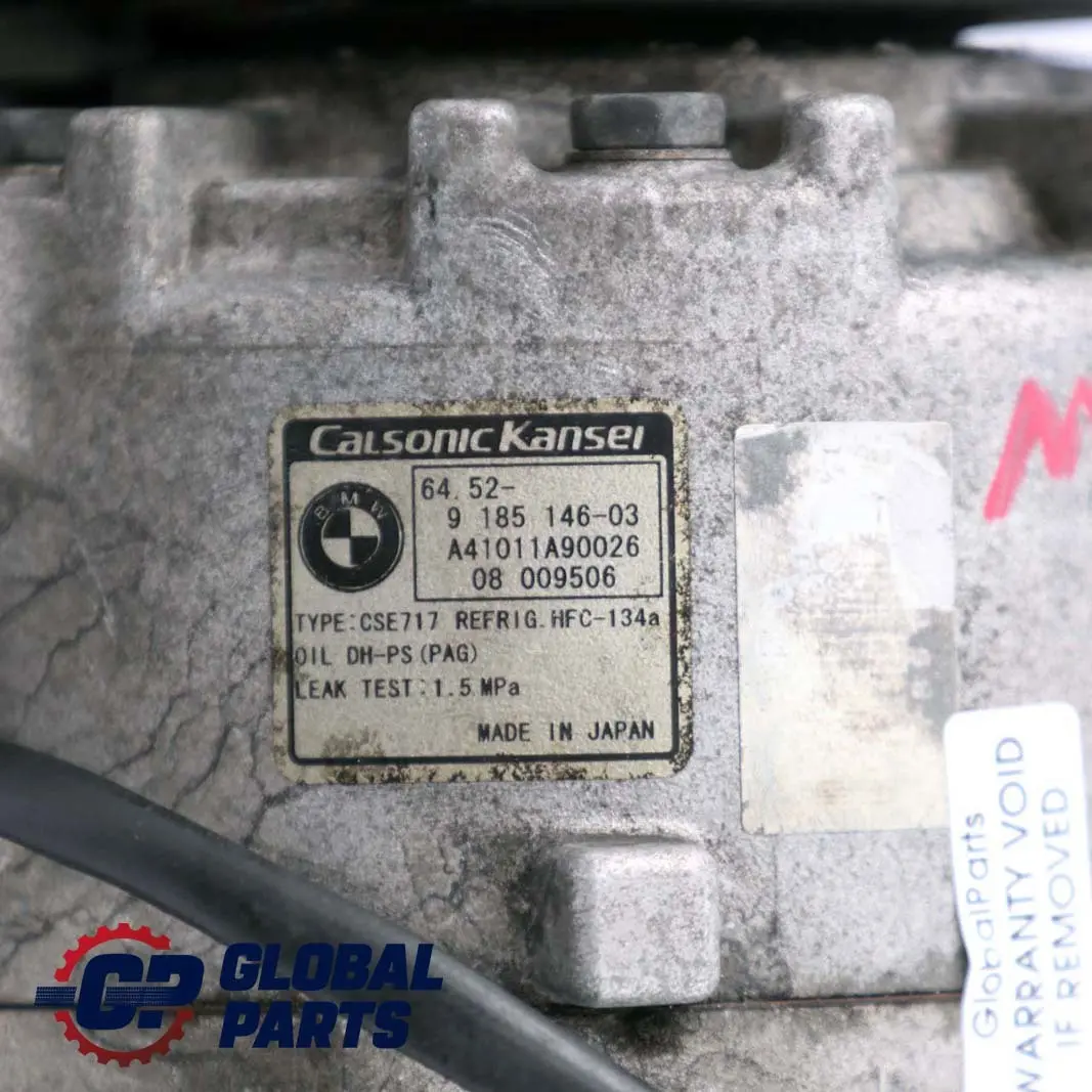 BMW X5 X6 E70 E71 M57N2 Diesel A/C Air Conditioning Compressor - SKU 9185146 - Part number 9185146