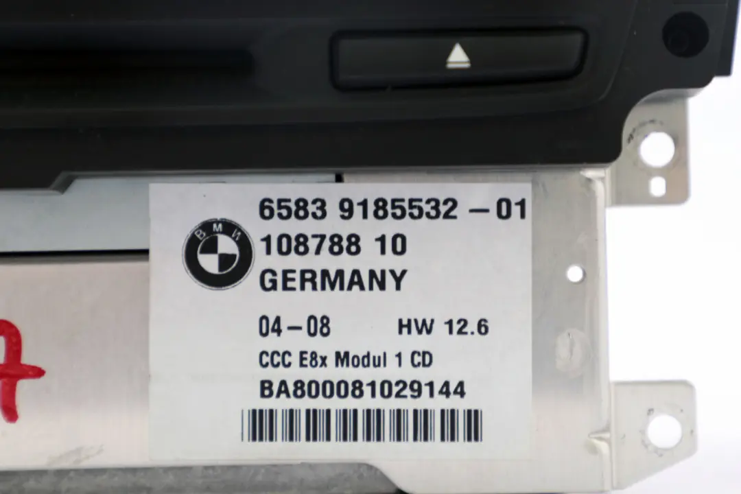 BMW E87 CCC CD Sterownik Moduł Nawigacji - SKU 9185532 - Numer Części 9170717