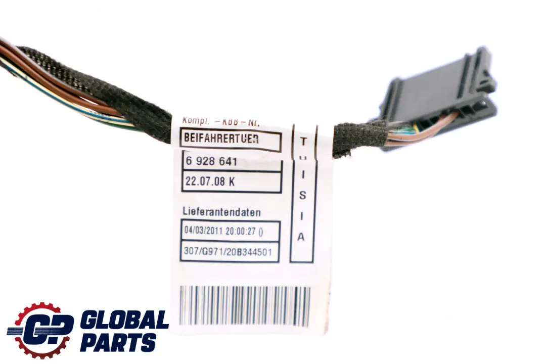 Türkabelbaum Beifahrerseite Vorne für BMW 3 er E90 E91 LCI mit Teilenummer 6947095 BMW 3 er E90 E91 LCI Türkabelbaum Beifahrerseite Vorne - SKU 9186576 - Teilenummer 6947095