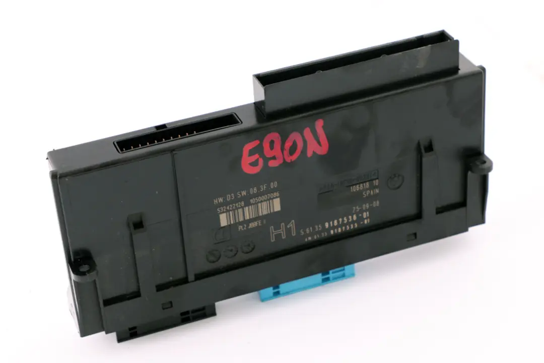 ECU Corpo Controllo Moduli H1 Unita di Controllo per BMW E90N E90 LCI con numero di parte 9187536 BMW E90N E90 LCI ECU Corpo Controllo Moduli H1 Unita di Controllo - SKU 9187536 - Numero di parte 9187536
