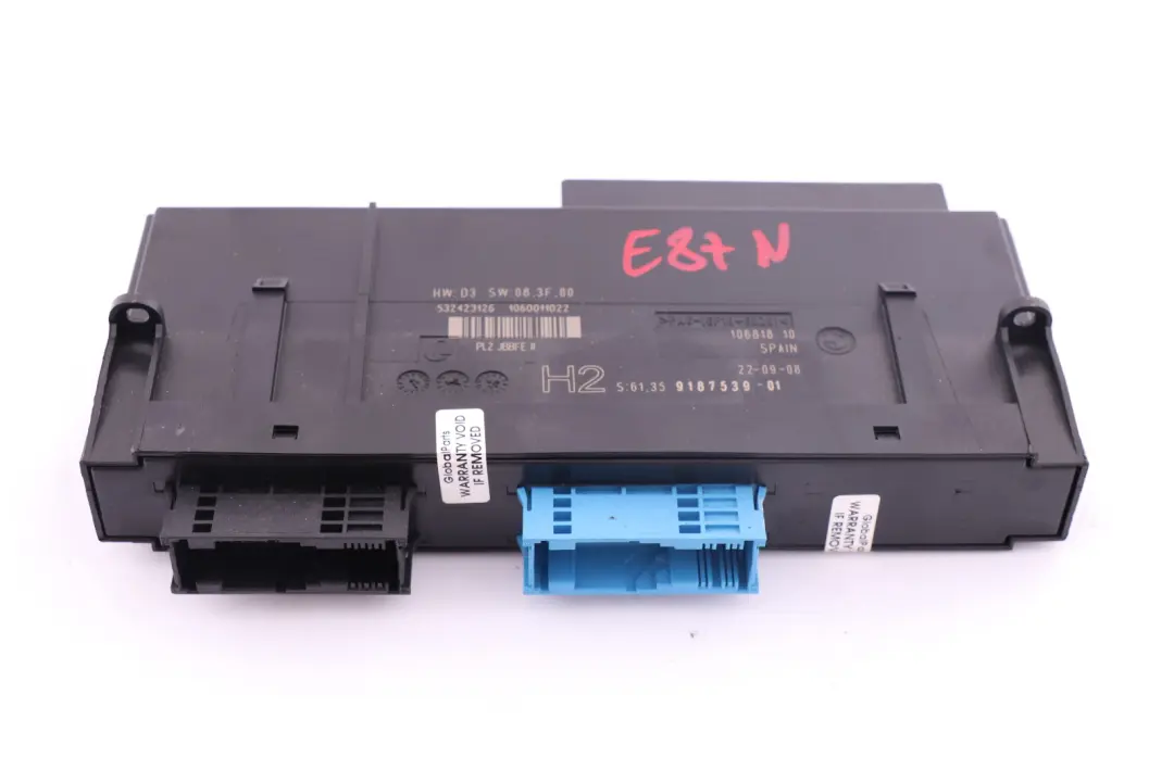 BMW E87 LCI Módulo De Control Del Cuerpo ECU H2 Caja De Conexiones - SKU 9187539 - Número de pieza 61359187539