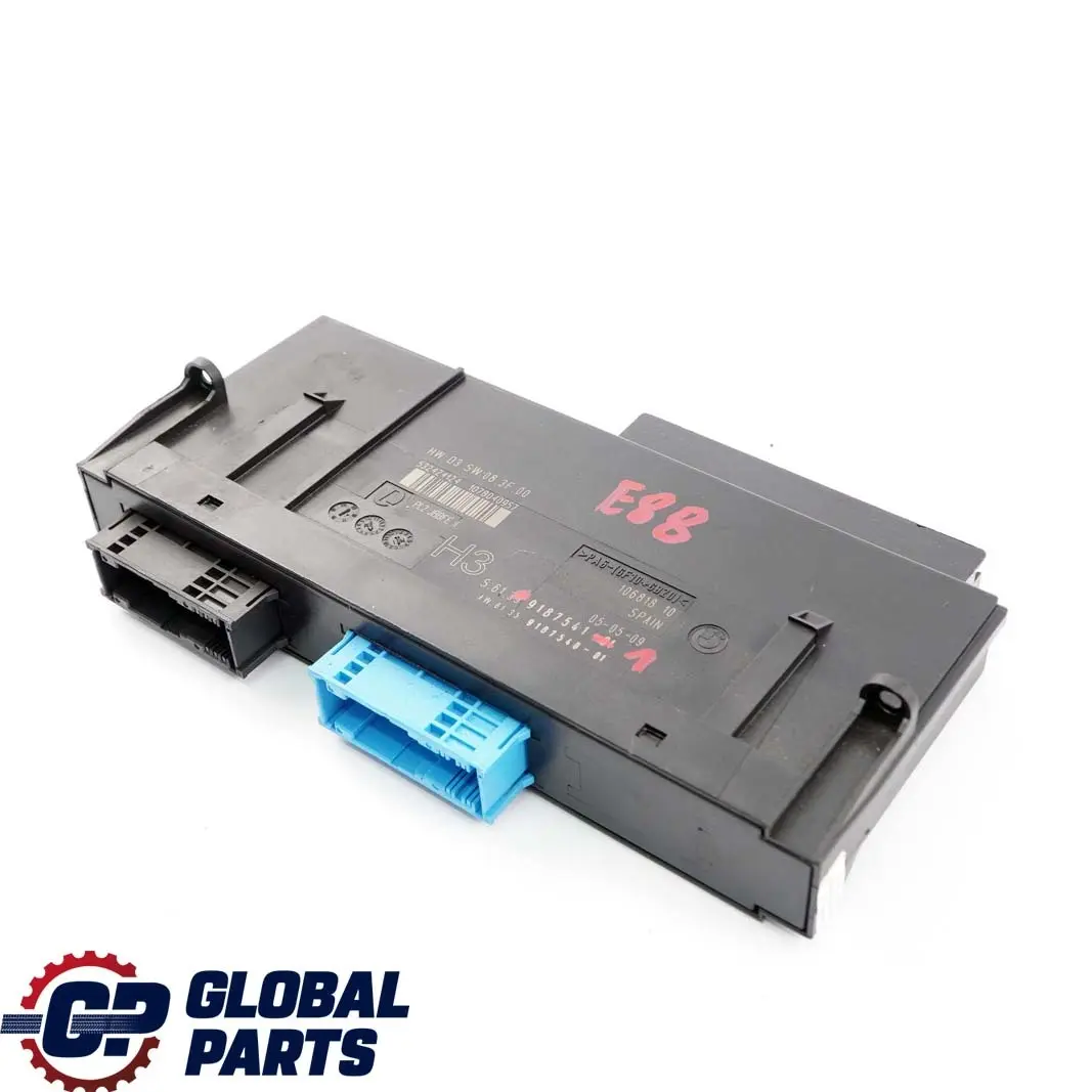 BMW E88 ECU K?rperkontrollmodul H3 PL2 Jbbfe II Junction Box - SKU 9187541-1 - Numero di parte 9187541