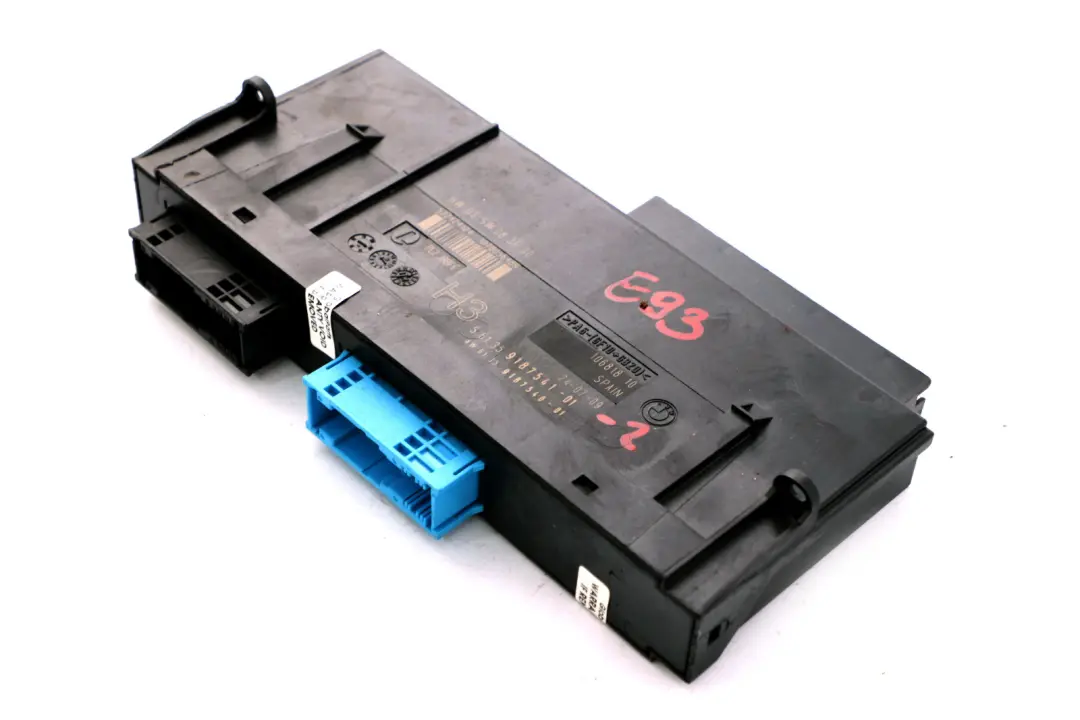 ECU Body Control Modul H3 Anschlussdose für BMW E93 mit Teilenummer 9187541 BMW E93 ECU Body Control Modul H3 Anschlussdose - SKU 9187541-2 - Teilenummer 9187541