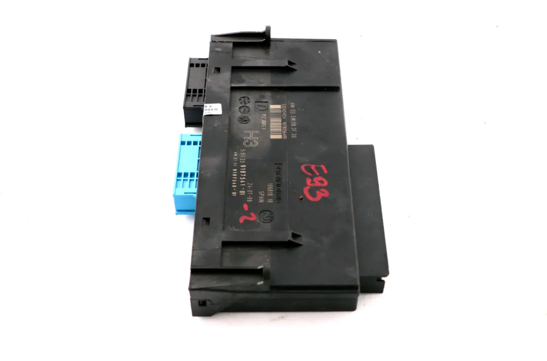 BMW E93 ECU Body Control Modul H3 Anschlussdose - SKU 9187541-2 - Teilenummer 9187541