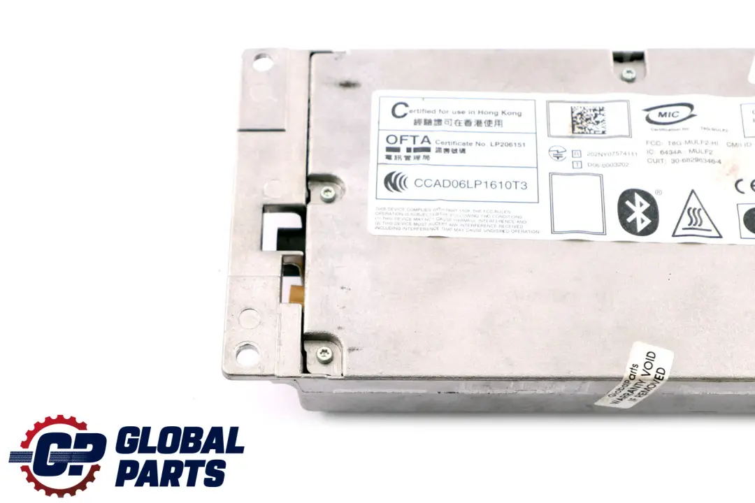 Módulo Bluetooth BMW E87 LCI E90 Manos Libres Alto MULF2 para con número de pieza 9187625 Módulo Bluetooth BMW E87 LCI E90 Manos Libres Alto MULF2 - SKU 9187625 - Número de pieza 9187625