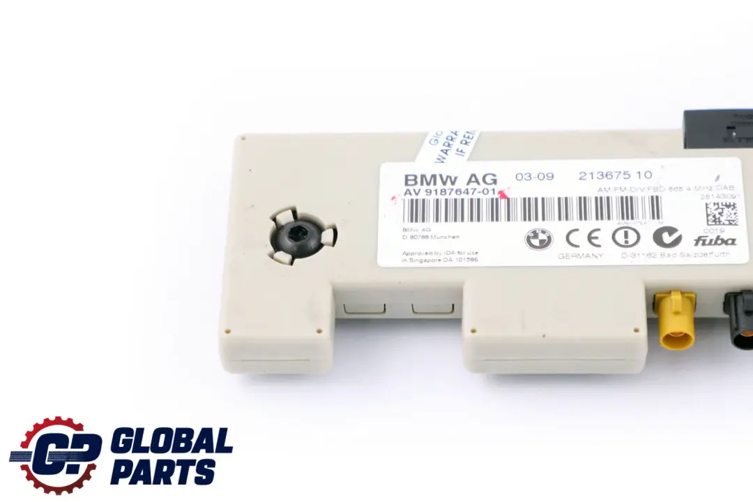Antenna Amplifier Diversity BMW E82 E90 E92 LCI - SKU 9187647 - Part number 9187647