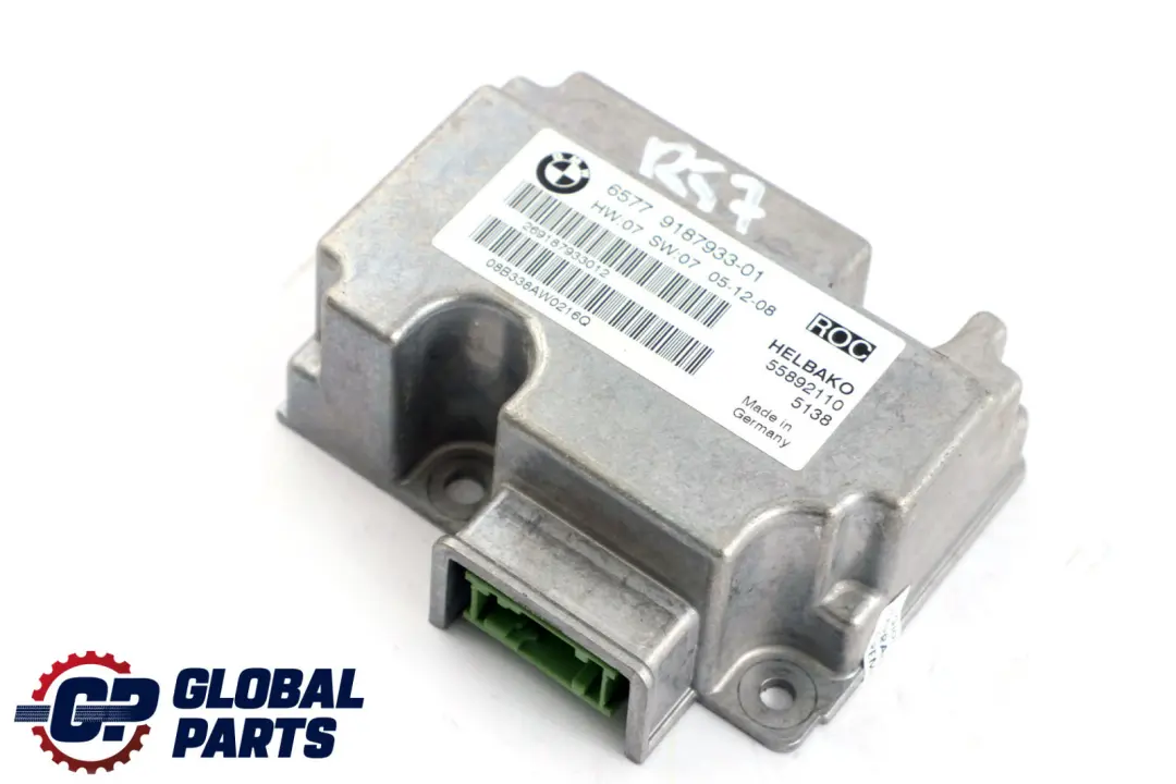 BMW 1 3 Series E88 E93 Mini Cabrio R57 Rollover Control Module Unit - SKU 9187933 - Part number 9187933