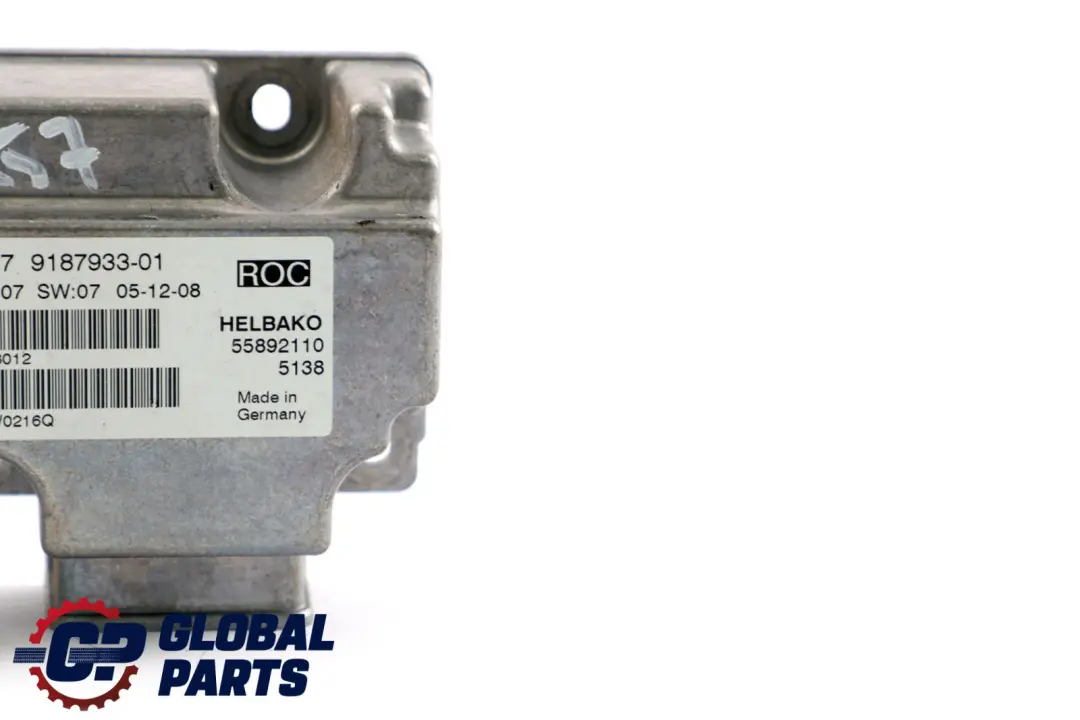 BMW 1 3 Series E88 E93 Mini Cabrio R57 Rollover Control Module Unit - SKU 9187933 - Part number 9187933