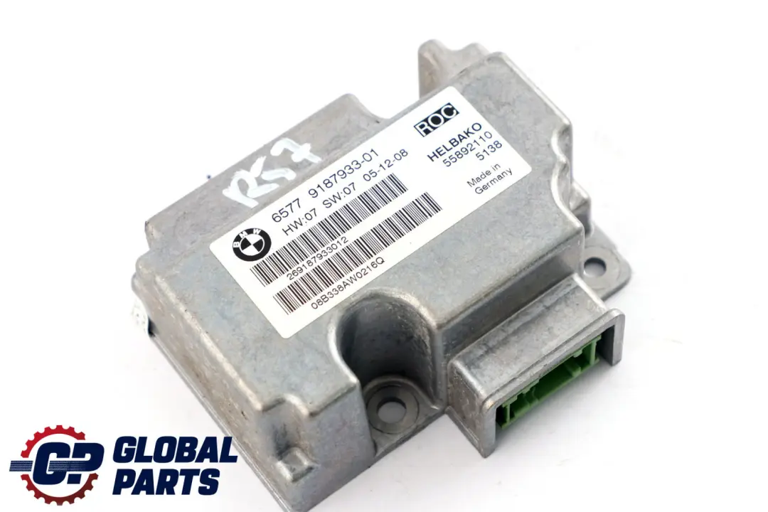 BMW 1 3 Series E88 E93 Mini Cabrio R57 Rollover Control Module Unit - SKU 9187933 - Part number 9187933