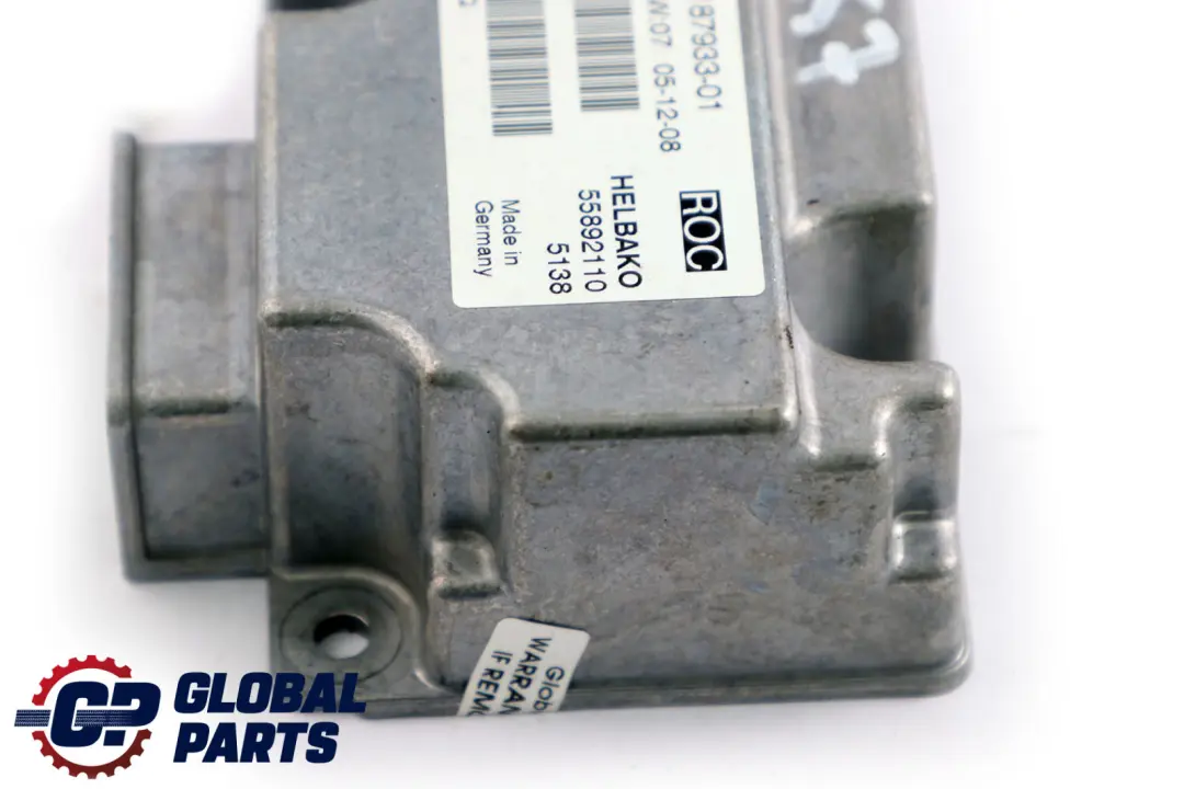 Rollover Control Module Unit para BMW E88 E93 Mini Cabrio R57 con número de pieza 9187933 BMW E88 E93 Mini Cabrio R57 Rollover Control Module Unit - SKU 9187933 - Número de pieza 9187933