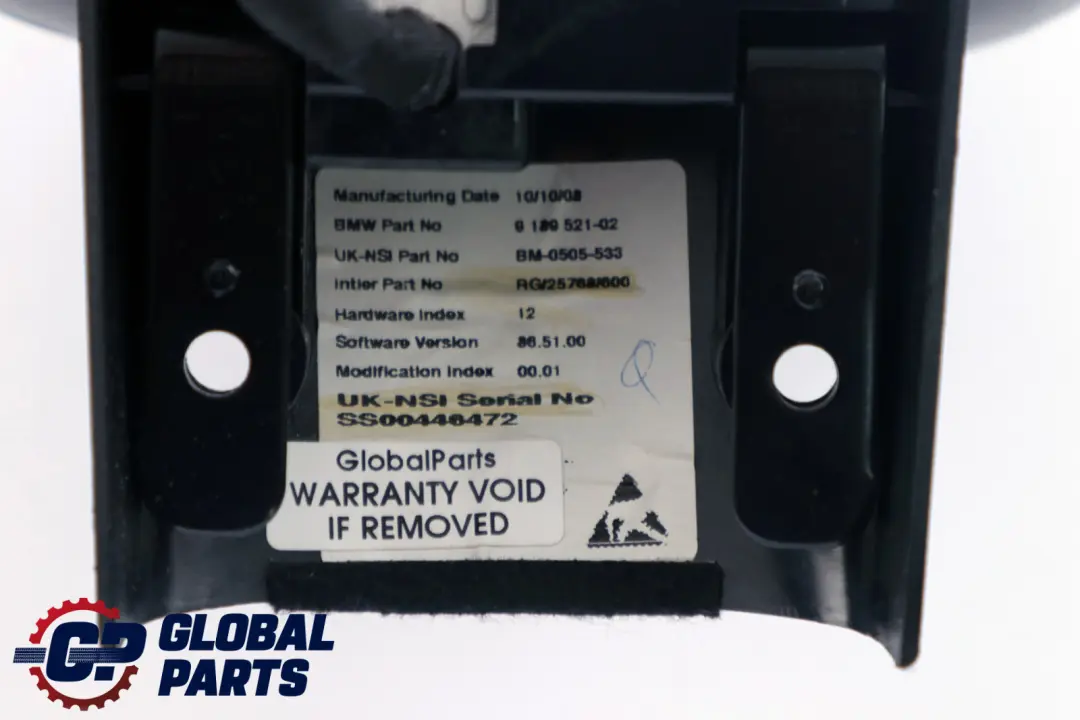 Tacometro Cuentarrevoluciones Cromo para Mini Cooper R56 R57 R59 con número de pieza 9189521 Mini Cooper R56 R57 R59 Tacometro Cuentarrevoluciones Cromo - SKU 9189521 - Número de pieza 9189521