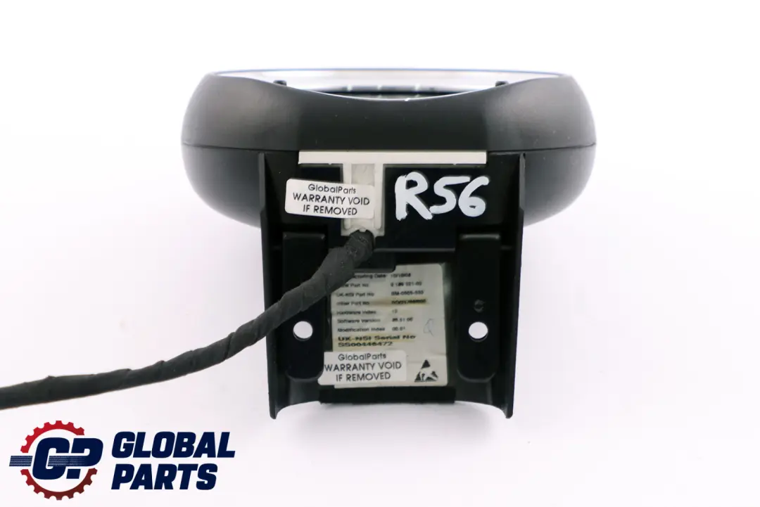 Tacometro Cuentarrevoluciones Cromo para Mini Cooper R56 R57 R59 con número de pieza 9189521 Mini Cooper R56 R57 R59 Tacometro Cuentarrevoluciones Cromo - SKU 9189521 - Número de pieza 9189521